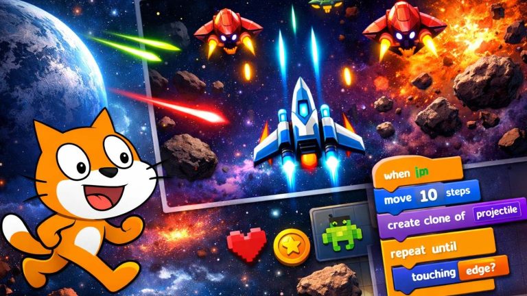 دوره ساخت بازی Space Shooter با اسکرچ – بهراد قاسمی